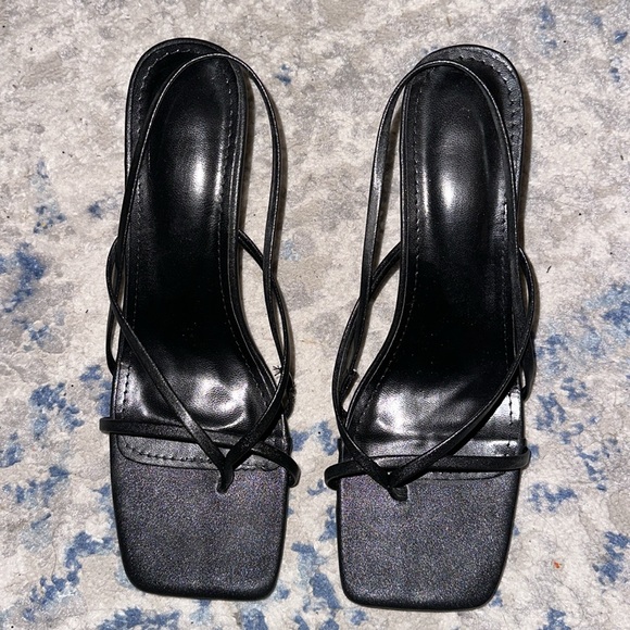 Stiletto Heeled Slingback Thong Sandals ✨ - Picture 6 of 7